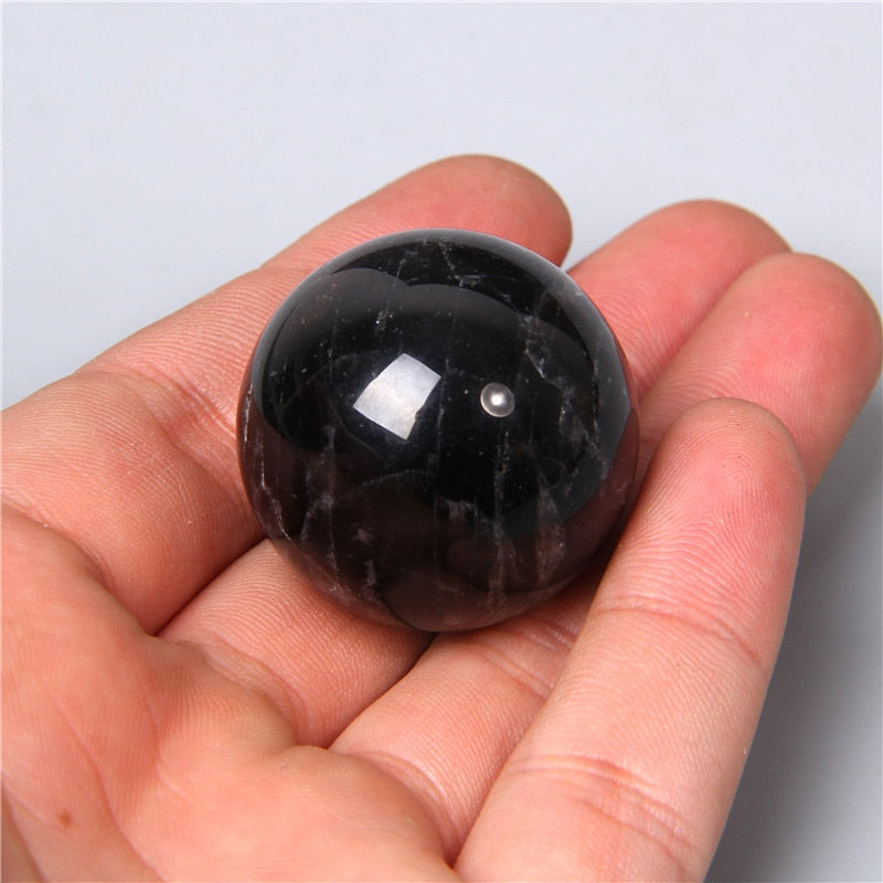 Boule de cristal d'obsidienne pour la clarté et la protection