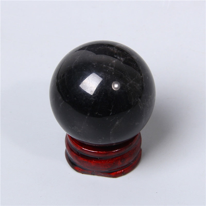 Boule de cristal d'obsidienne pour la clarté et la protection