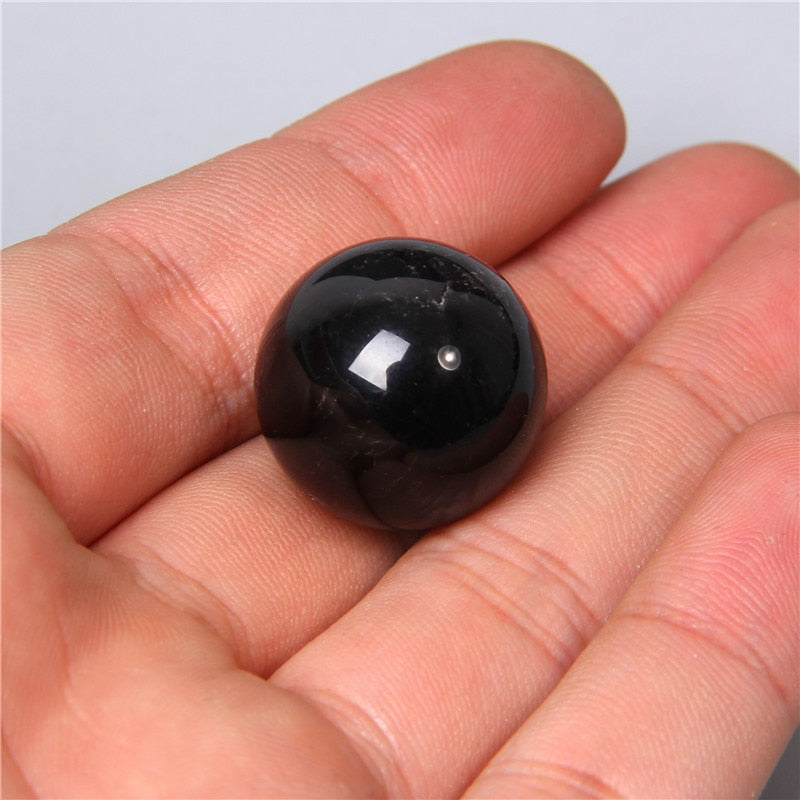 Boule de cristal d'obsidienne pour la clarté et la protection