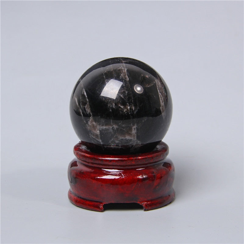 Boule de cristal d'obsidienne pour la clarté et la protection
