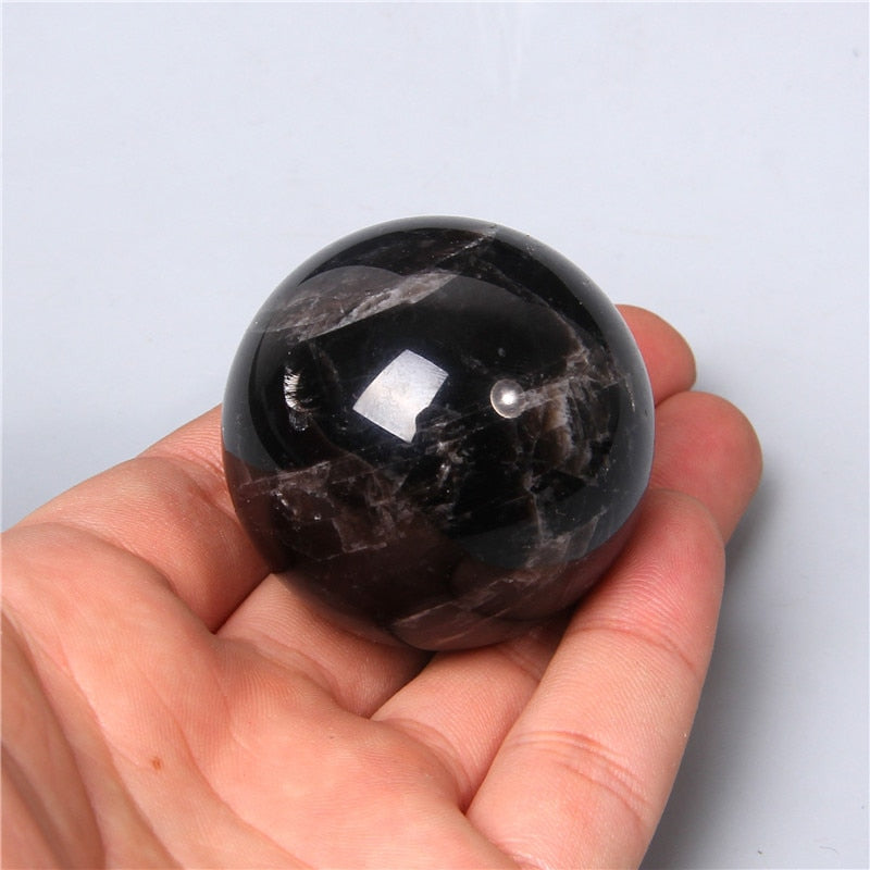 Boule de cristal d'obsidienne pour la clarté et la protection