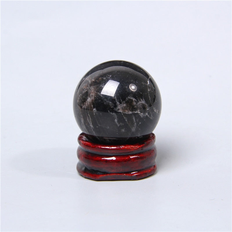 Boule de cristal d'obsidienne pour la clarté et la protection