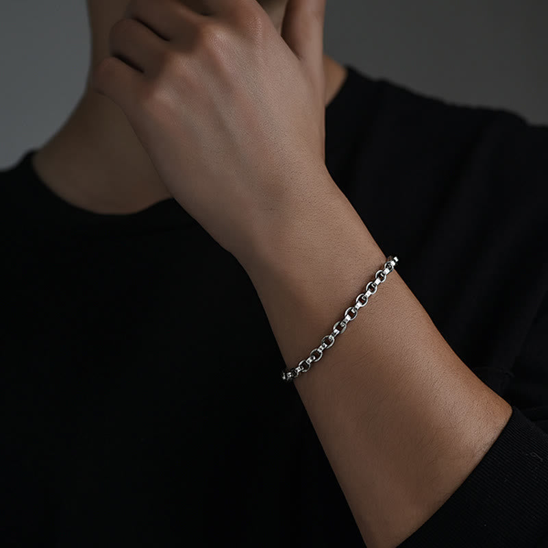 Bracelet Créativité Om Mani Padme Hum en Argent 925 17cm