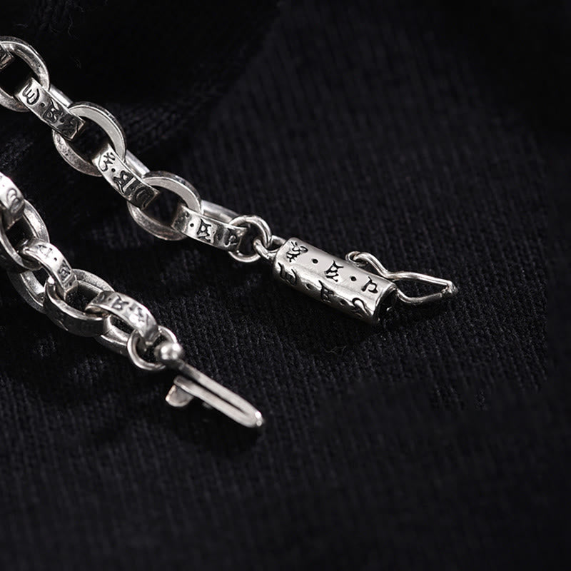 Bracelet Créativité Om Mani Padme Hum en Argent 925 17cm