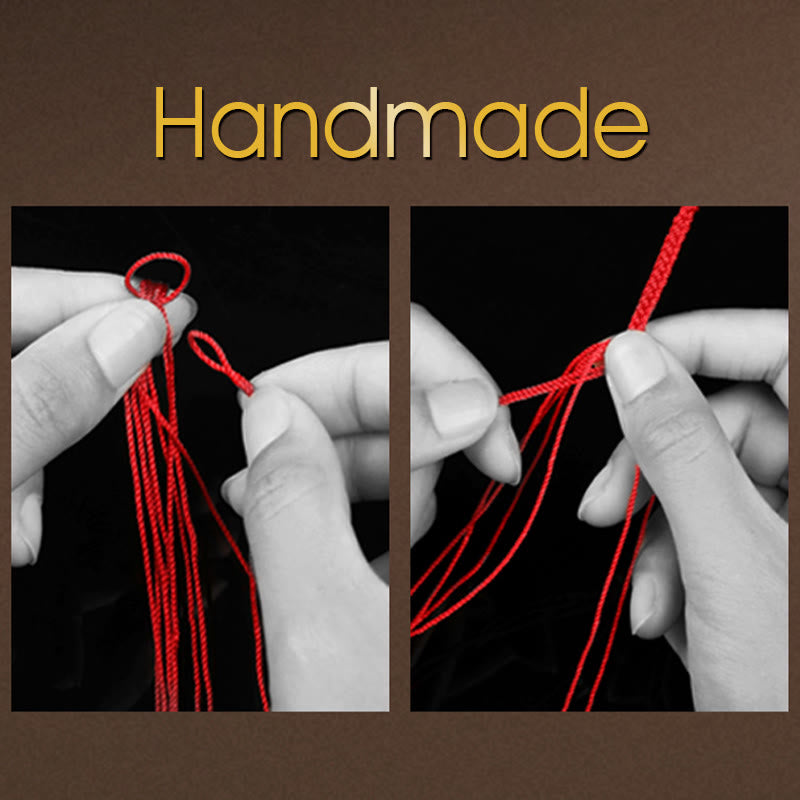 Bracelet Om Mani Padme Hum | Cordon de protection en or et argent 999