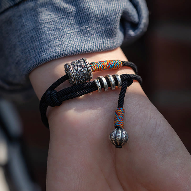 Bracelet double tour Om Mani Padme Hum | Pleine conscience et paix