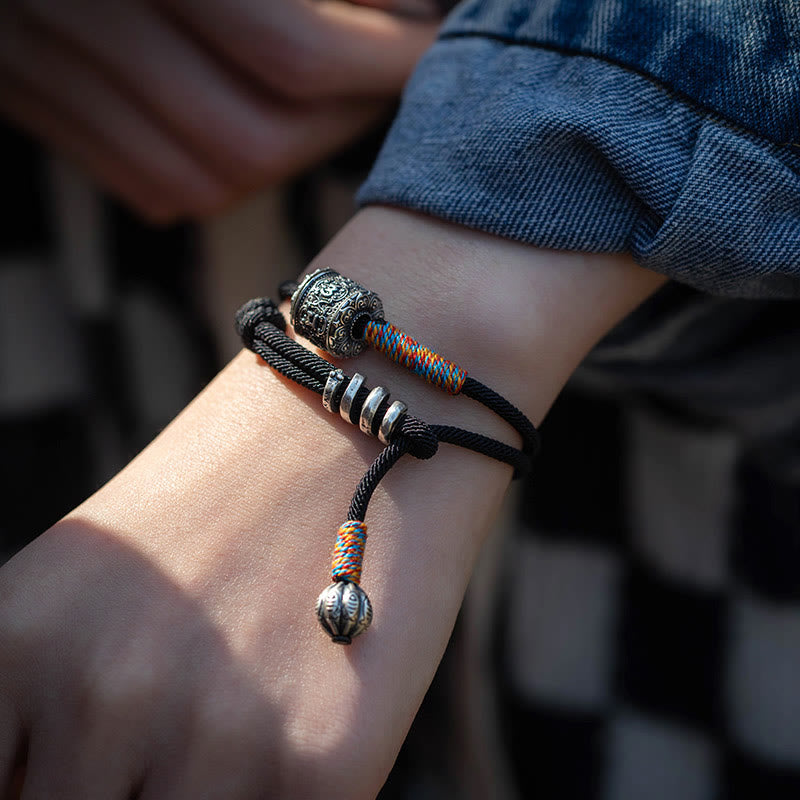 Bracelet double tour Om Mani Padme Hum | Pleine conscience et paix