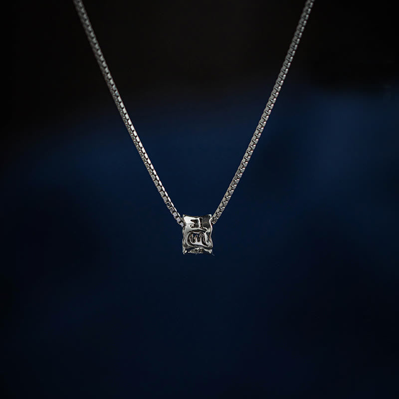 Collier Om Mani Padme Hum | Pendentif en argent sterling 925