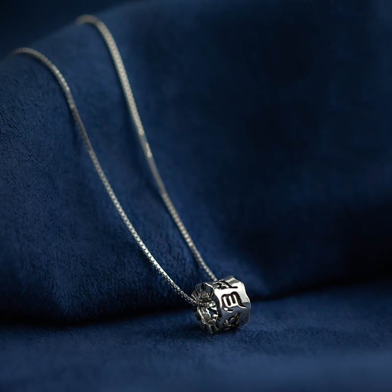 Collier Om Mani Padme Hum | Pendentif en argent sterling 925