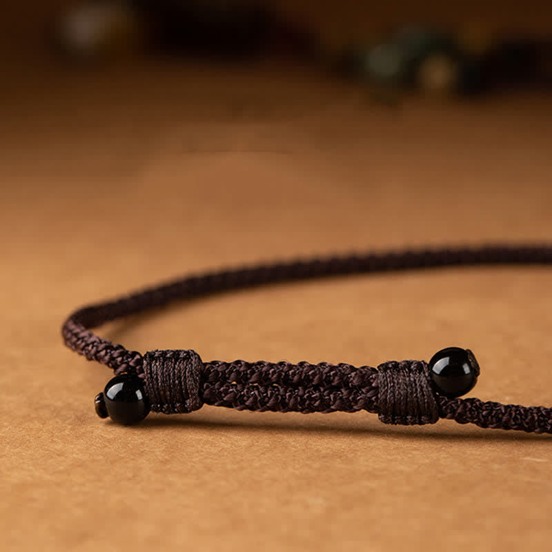 Collier de protection Om Mani Padme Hum | Cuivre et graines de Bodhi