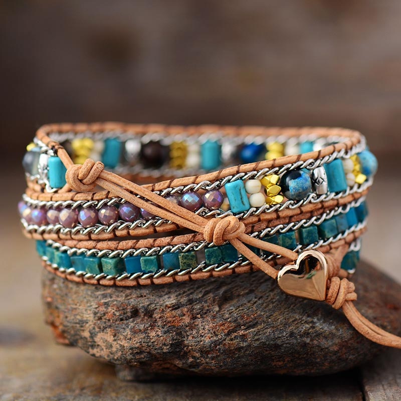 Bracelet en jaspe opale : stimulez la créativité et l'amour
