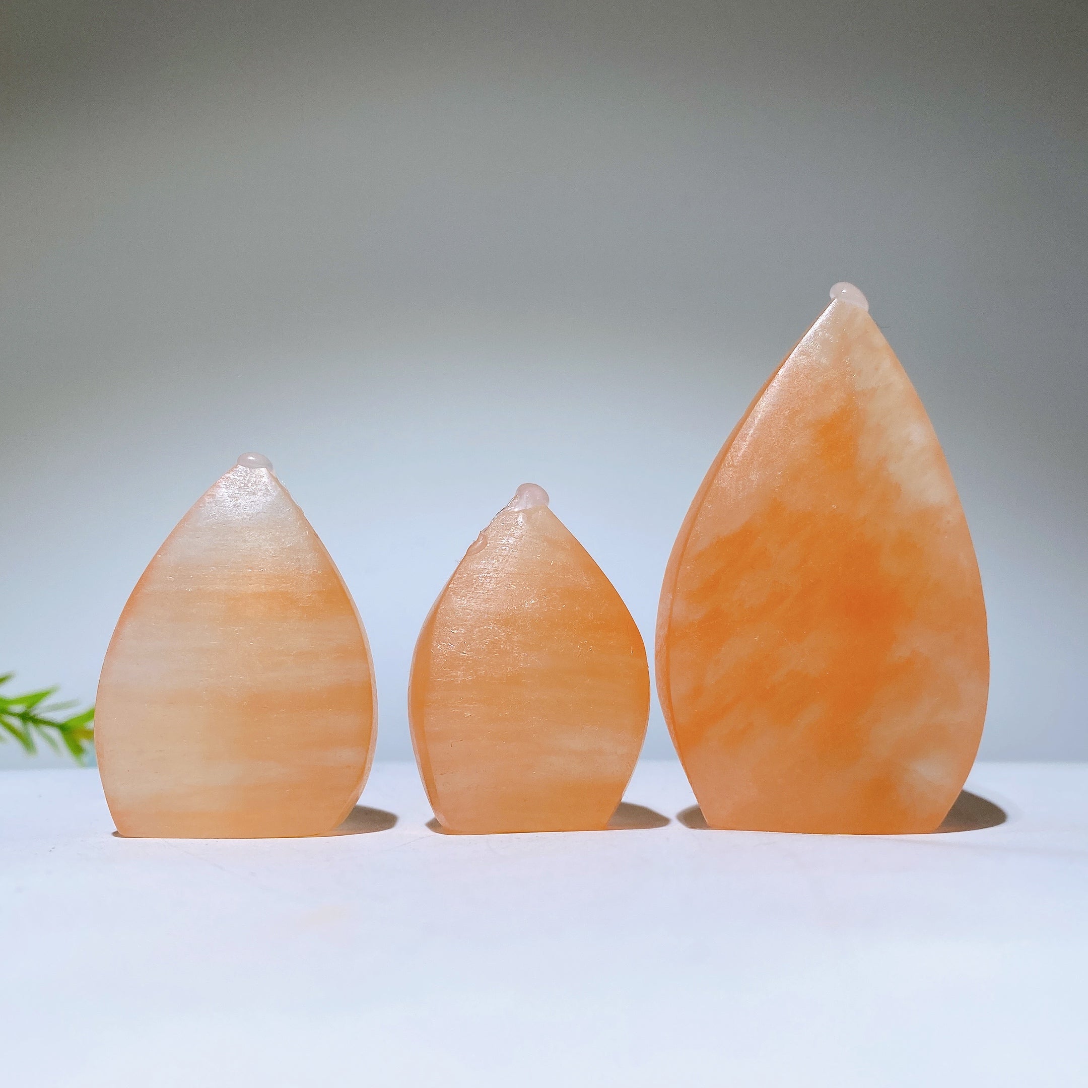 Orange Selenite Free Form Crystal 1.5-3.0 inch Specimen
