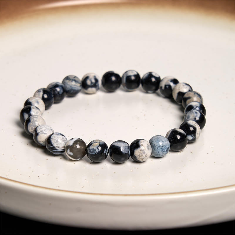Bracelet anti-anxiété en agate orque