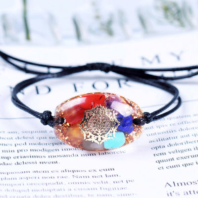 Bracelet de protection contre les champs électromagnétiques et l'énergie orgone