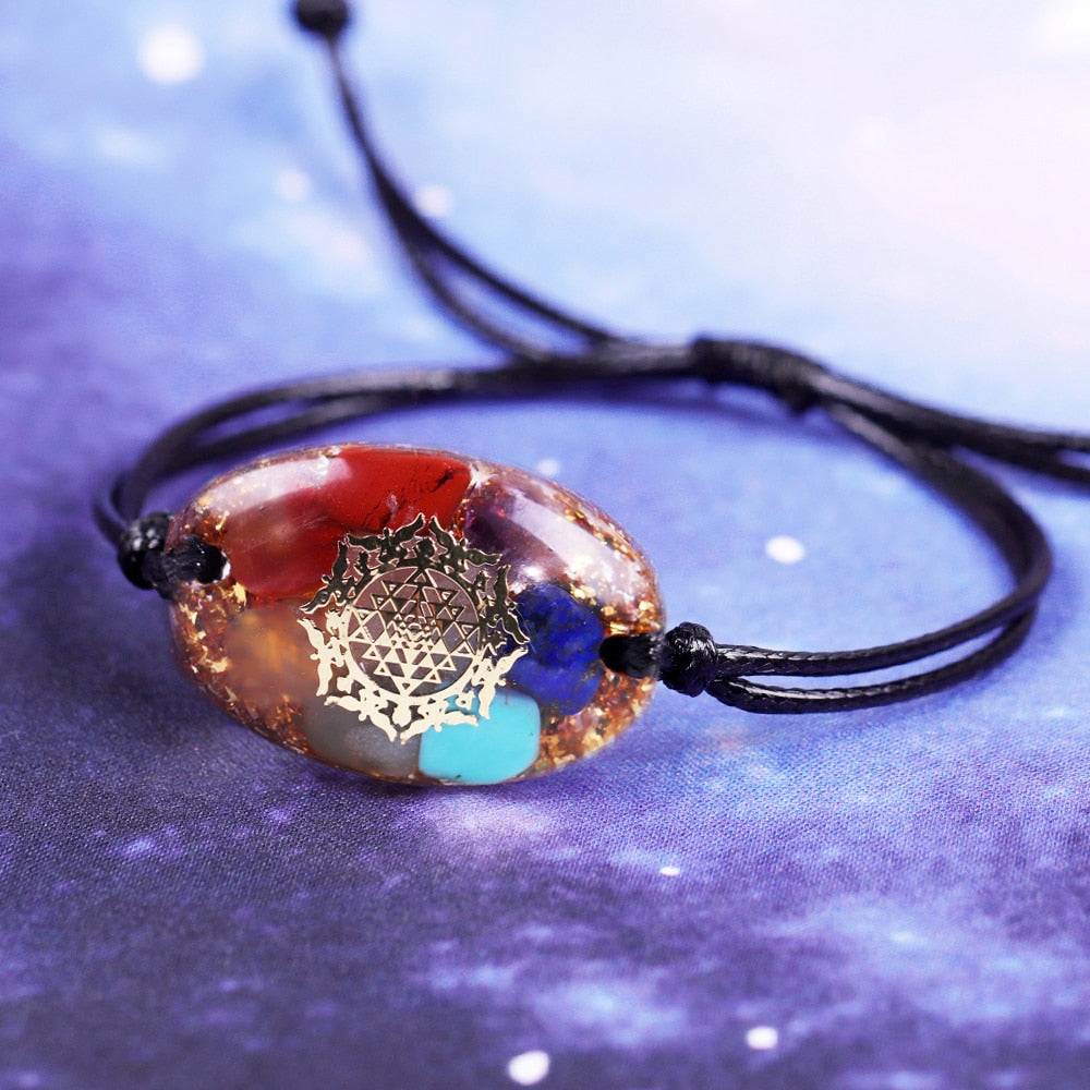 Bracelet de protection contre les champs électromagnétiques et l'énergie orgone