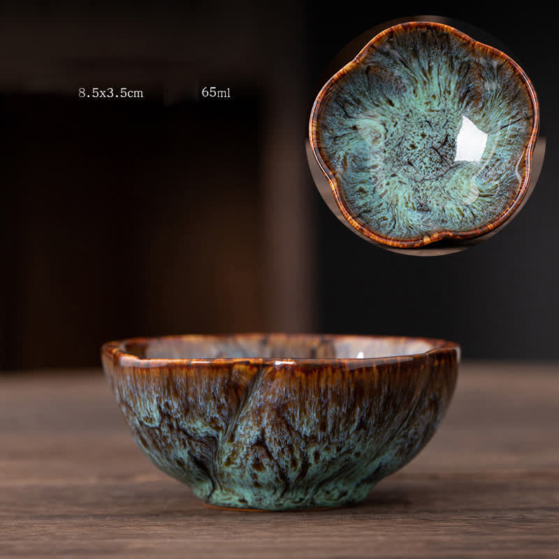 Tasse à thé en céramique Fleur de pêcher Belle tasse à thé florale