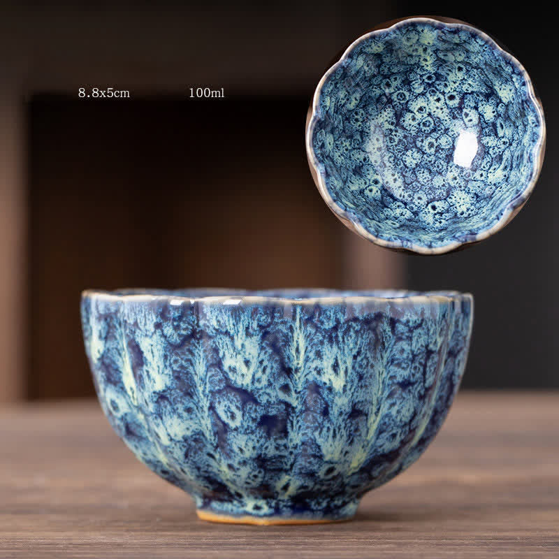 Tasse à thé en céramique Fleur de pêcher Belle tasse à thé florale