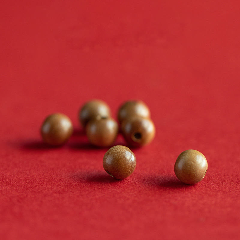 Bracelet en bois de pêcher et cinabre pour la chance et la richesse