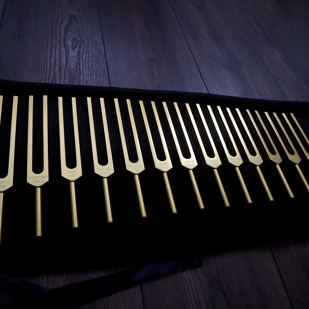 Perfect Fifth 13pc Tuning Fork Set - Tuned.25 Hz Unweighted - On sale