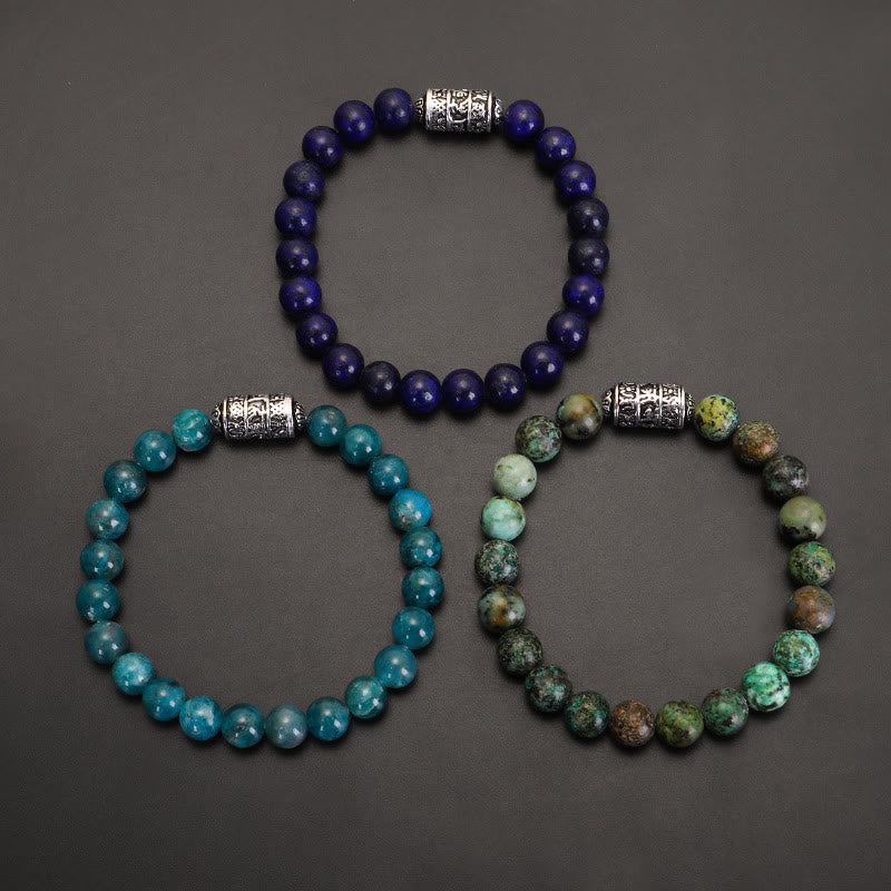 Bracelet de guérison énergétique positive en œil de tigre piétersite