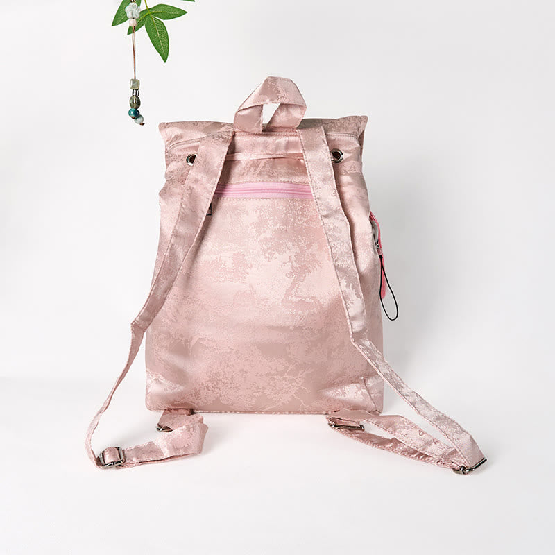 Sac à dos brodé Lotus rose - Spiritual Apparel