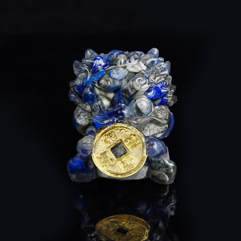 Décoration en cristal Feng Shui Pixiu | Charme de richesse et de protection