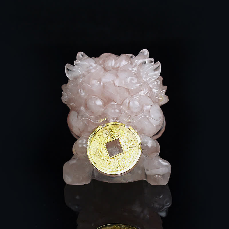 Décoration en cristal Feng Shui Pixiu | Charme de richesse et de protection