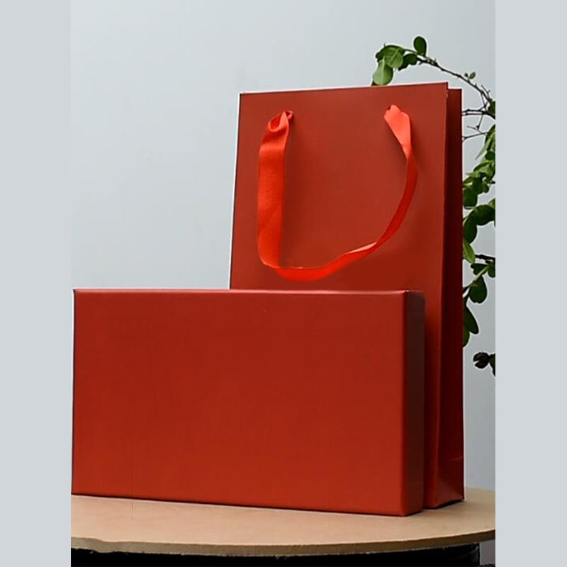 Sac à main spirituel brodé en fleur de prunier 20 cm x 10 cm