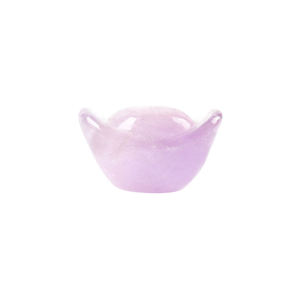 Polished Amethyst Ingot Crystal Figurine 1.57 inch Healing Carving