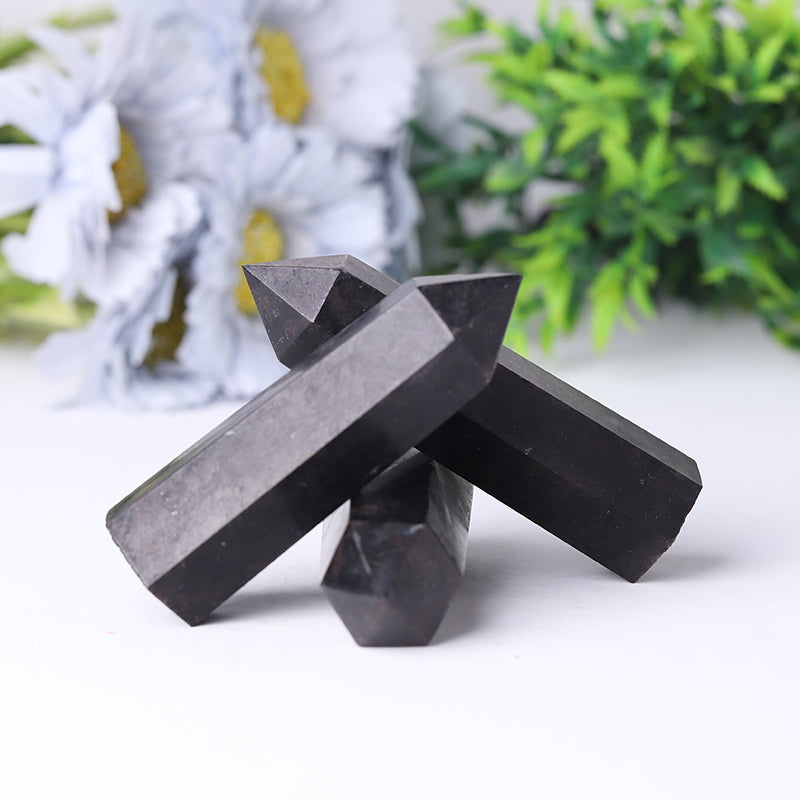 Polished Astrophylite Crystal Tower 2.4-4.5 inches Spiritual Point