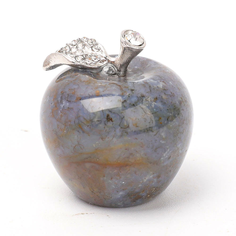 Polished Crystal Apple Decoration 1.35inch