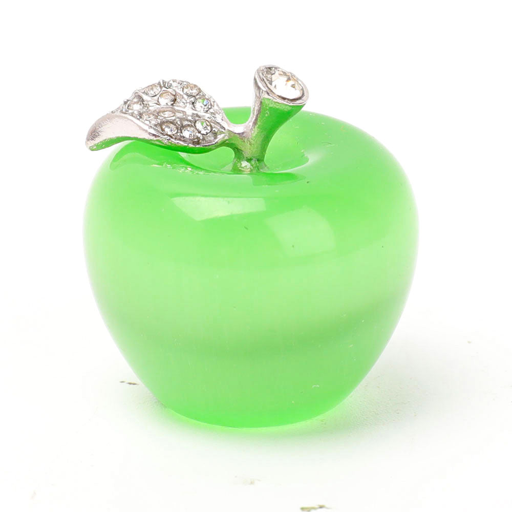 Polished Crystal Apple Decoration 1.35inch