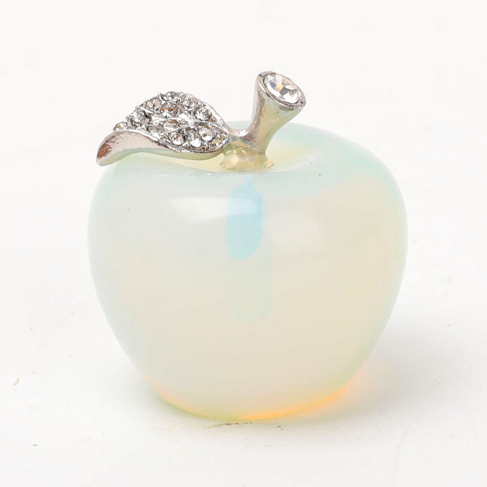 Polished Crystal Apple Decoration 1.35inch