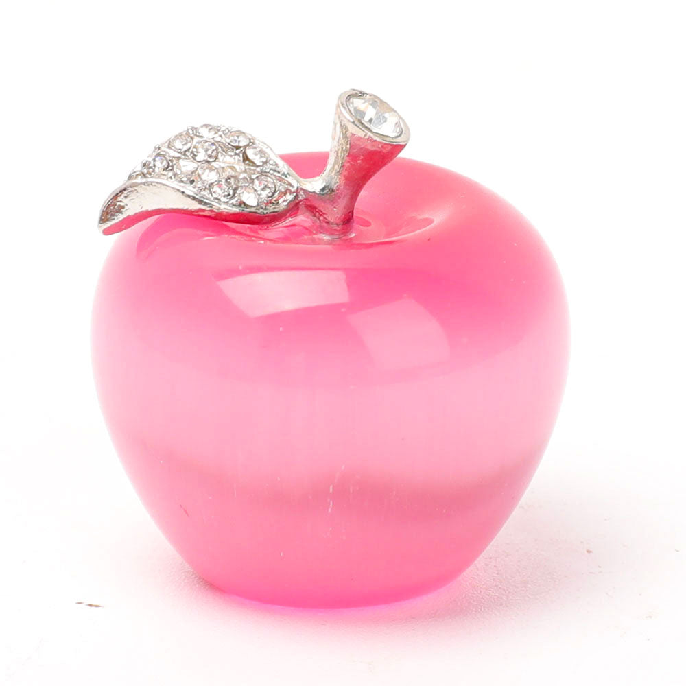 Polished Crystal Apple Decoration 1.35inch