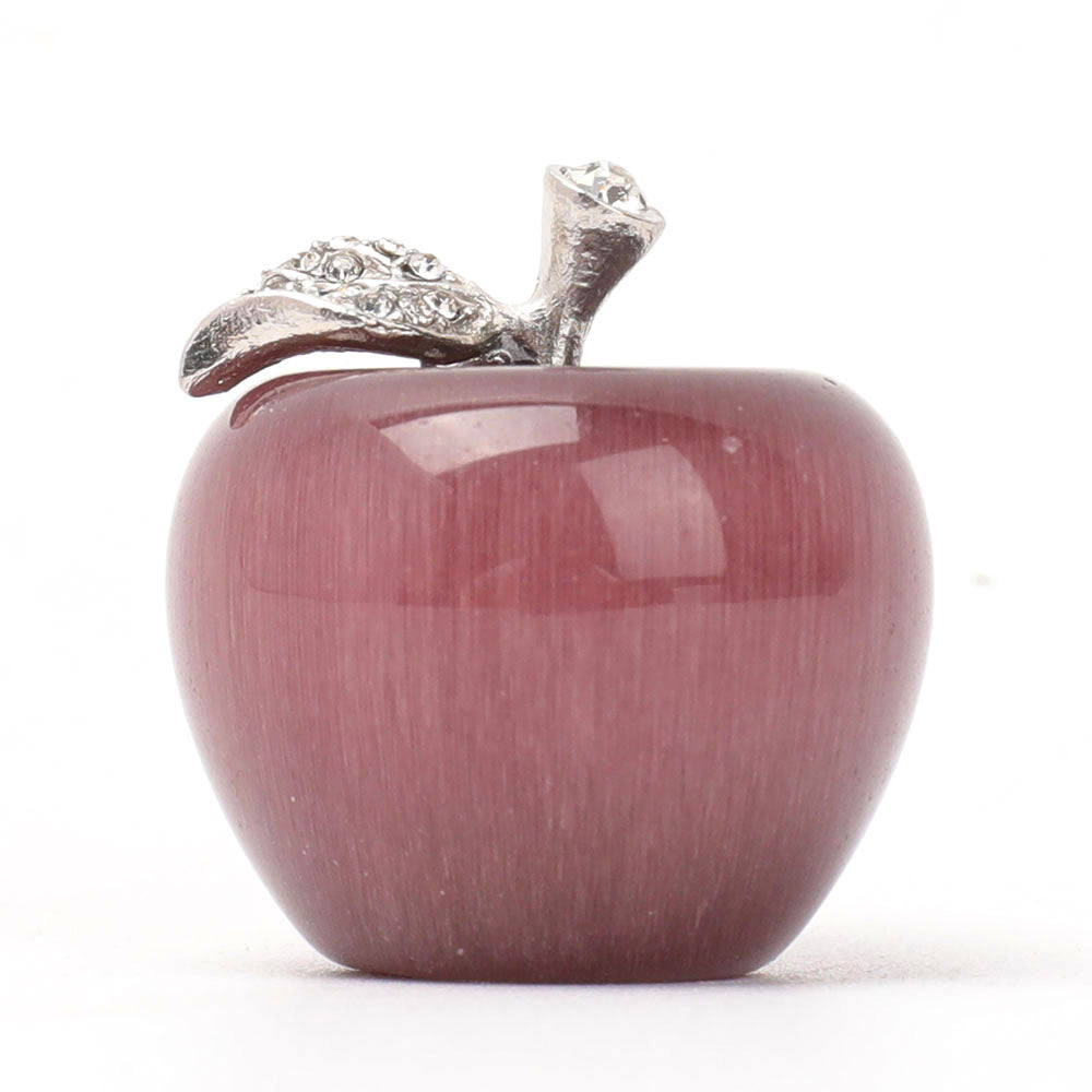 Polished Crystal Apple Decoration 1.35inch