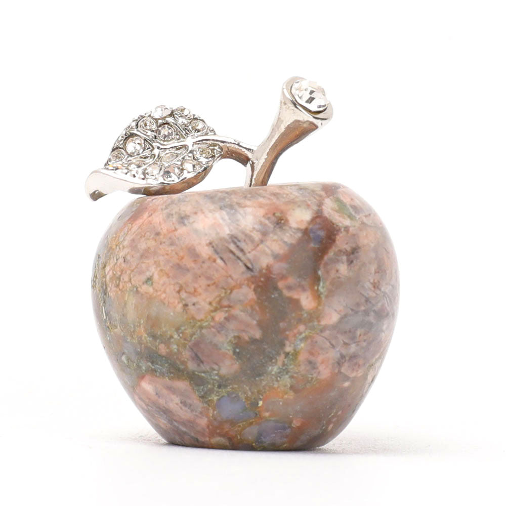Polished Crystal Apple Decoration 1.35inch