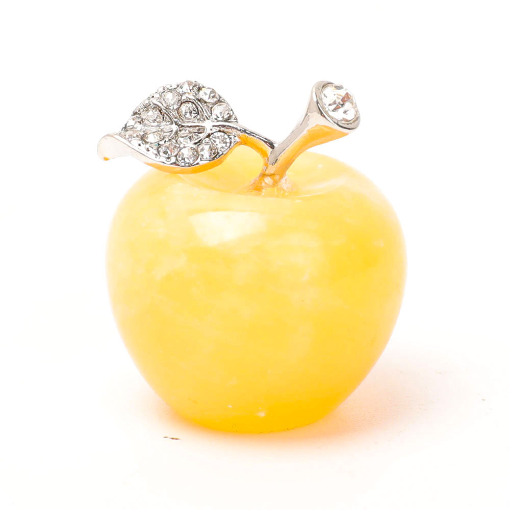 Polished Crystal Apple Decoration 1.35inch