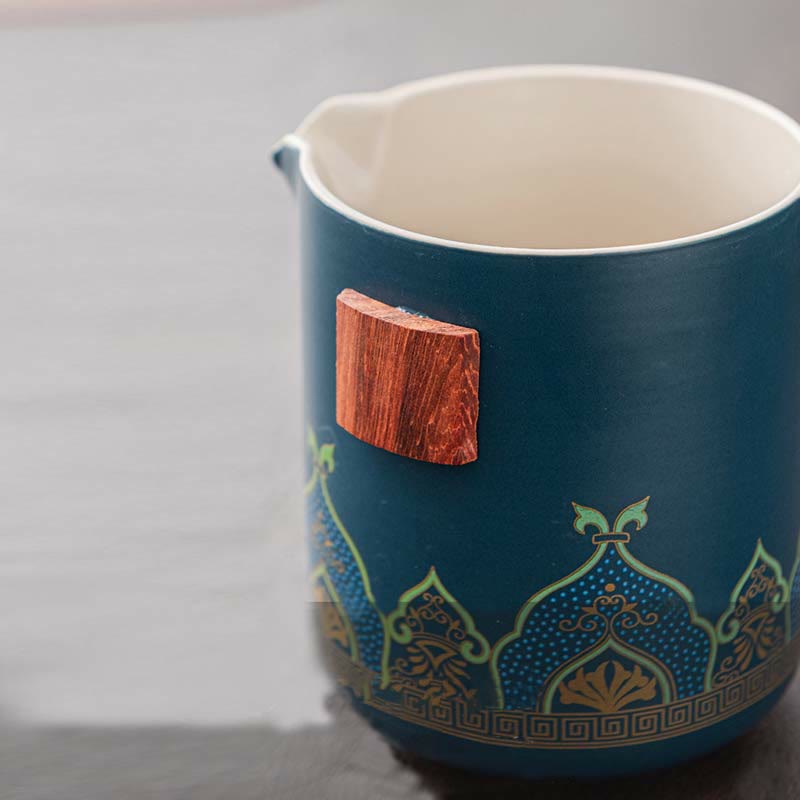 Théière chinoise portable Gongfu en céramique avec sac