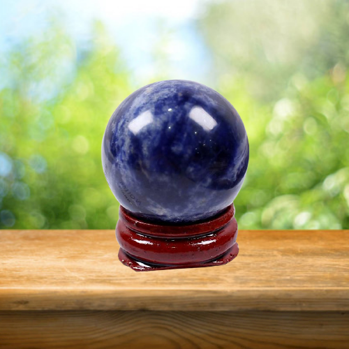 Sodalite Crystal Ball for Intuition & Energy