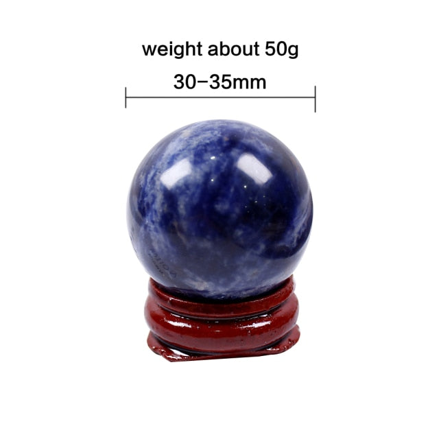 Sodalite Crystal Ball for Intuition & Energy