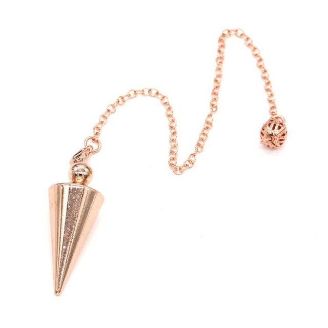 Copper Crystal Pendulum for Spiritual Healing