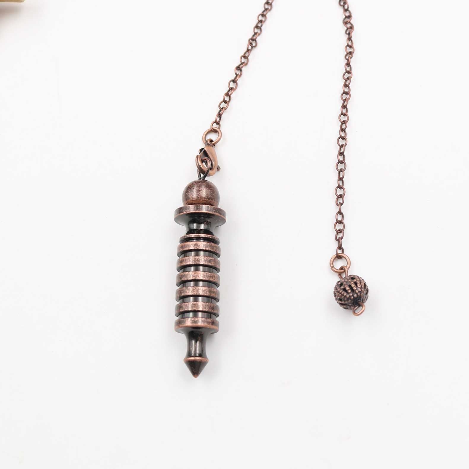 Copper Crystal Pendulum for Spiritual Healing