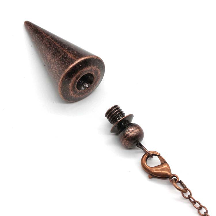 Copper Crystal Pendulum for Spiritual Healing