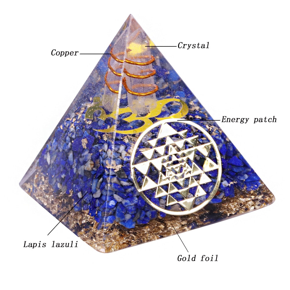 Pyramide Orgonite Protection et Prospérité