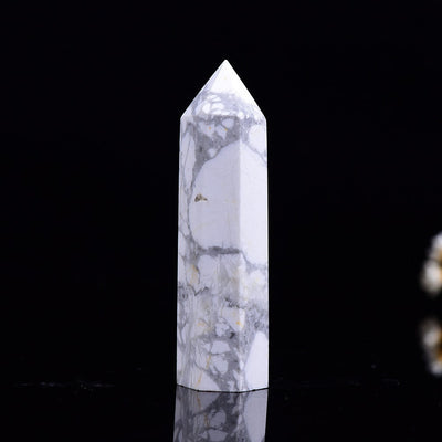 Baguette de guérison en howlite Pure Abundance