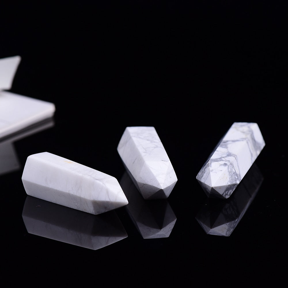 Baguette de guérison en howlite Pure Abundance