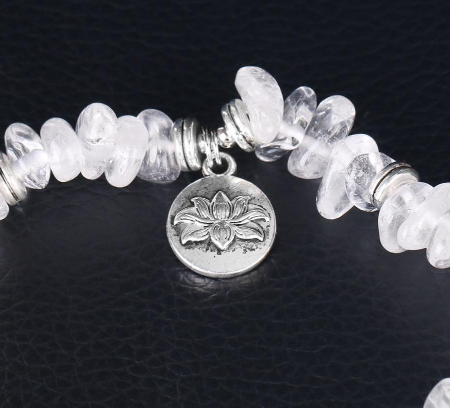 Bracelet énergétique de guérison en quartz