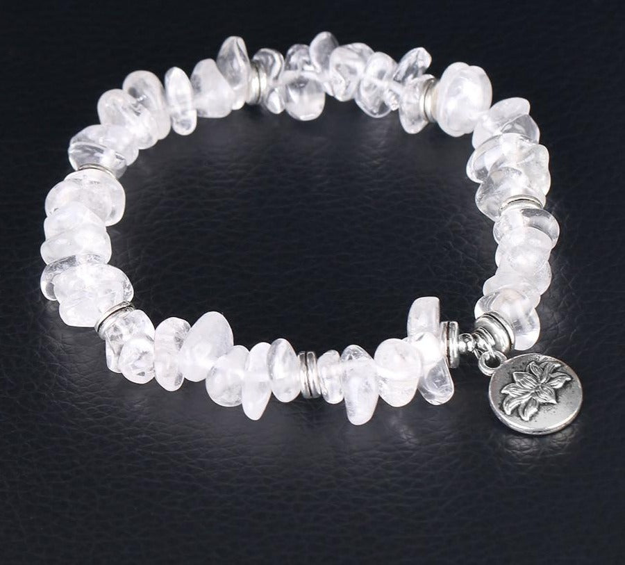 Bracelet énergétique de guérison en quartz