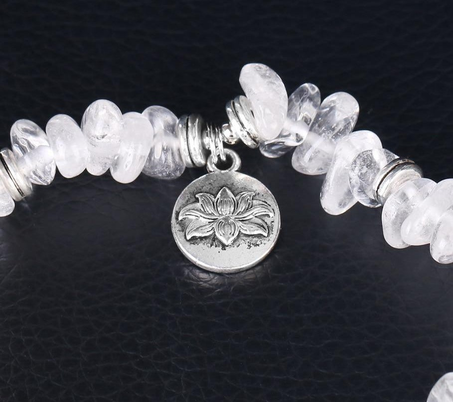 Bracelet énergétique de guérison en quartz