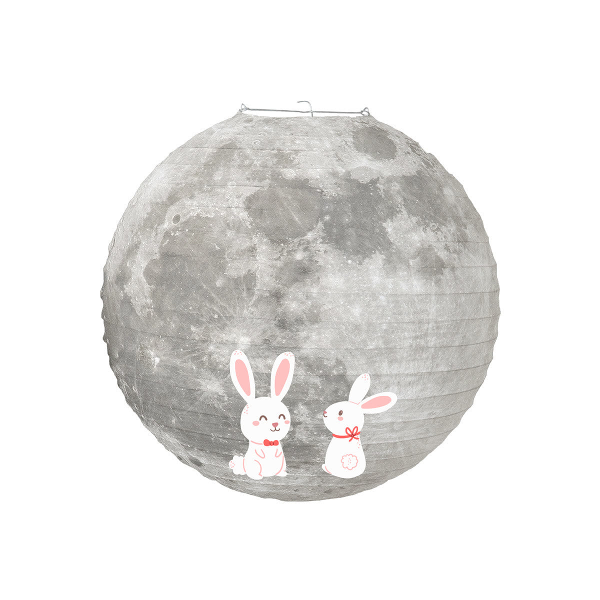 Lanterne en papier lapin pour la mi-automne | Décoration spirituelle